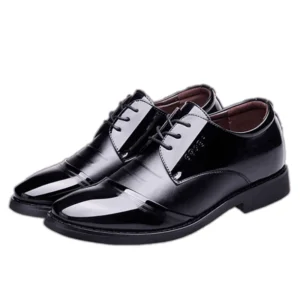 Elpt Black Elevator Shoes 6 Cm Taller 1