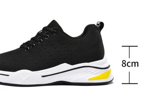 Shis 8cm Taller Breathable Trainers 5