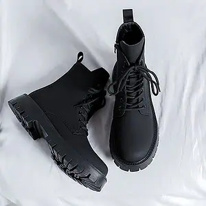 Gbls Black Height Increasing Boots 8 Cm Taller 3