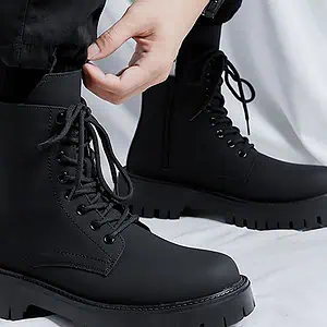 Gbls Black Height Increasing Boots 8 Cm Taller 4
