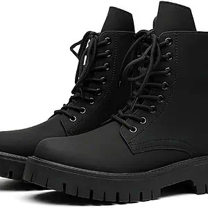 Gbls Black Height Increasing Boots 8 Cm Taller High Top