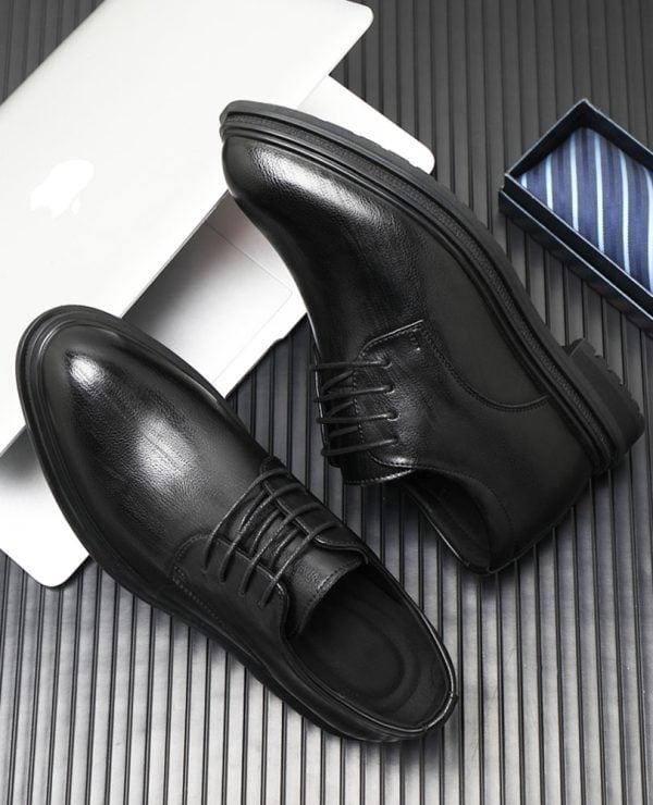 Enhanced height with Attix Shoes - stylish elevator shoes for men, offering discreet elevation and comfort, perfect for boosting confidence professionally or socially.